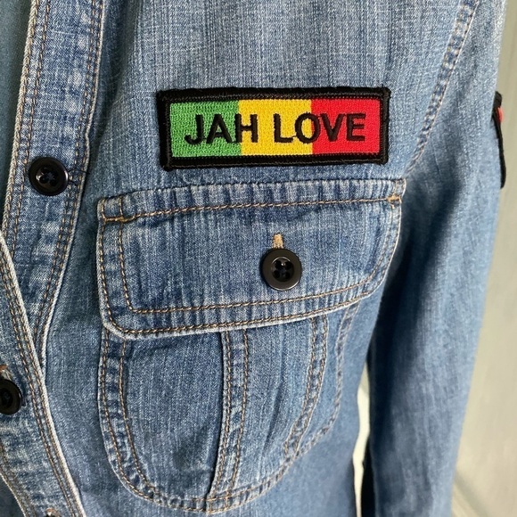 Women’s Denim Dress Lightweight Size 0 By J Crew Super Cute in Very GUC - Picture 3 of 10